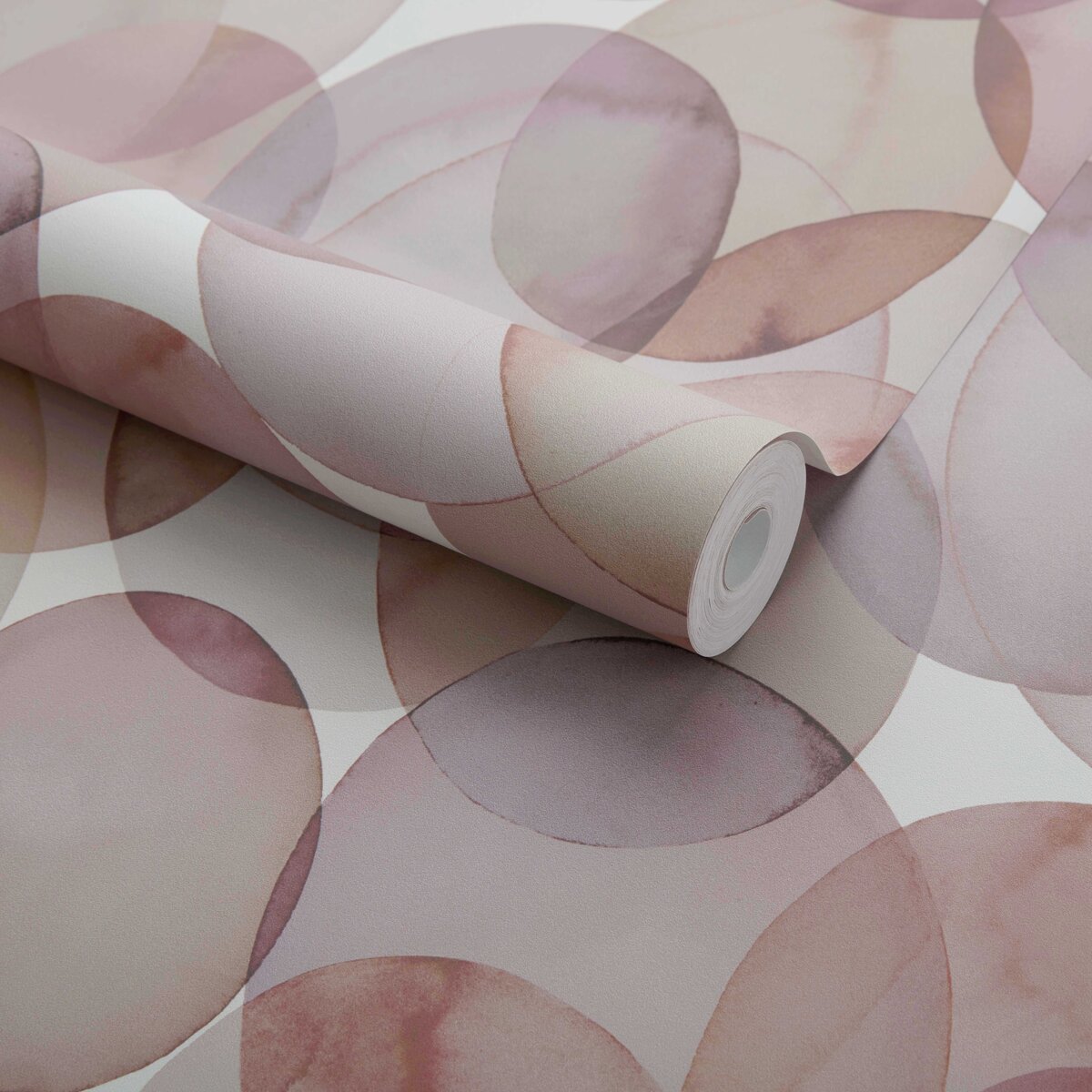 Honesty Shell Pink Luxury Geometric Wallpaper