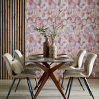 Honesty Shell Pink Luxury Geometric Wallpaper