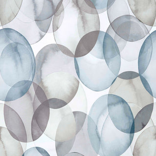 Honesty Pebble Grey Luxury Geometric Wallpaper