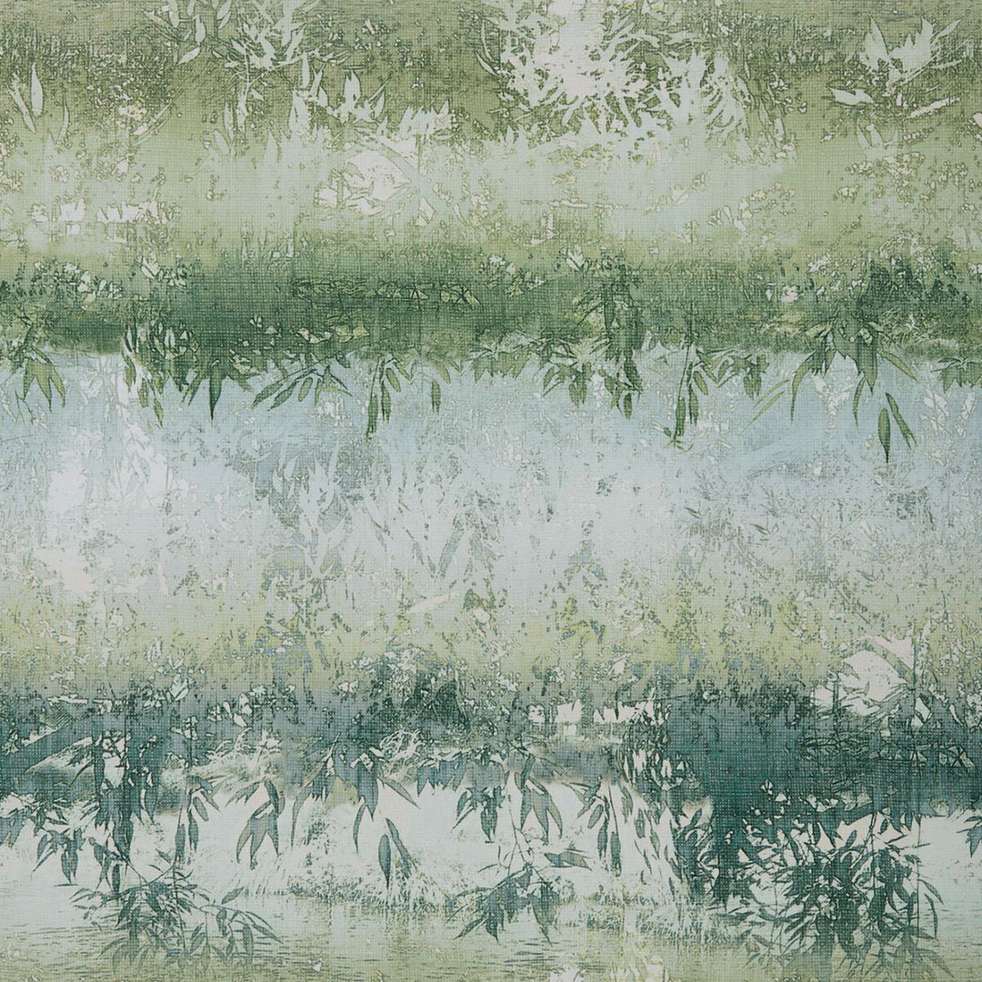 Serenity Celadon Green Luxury Tree Wallpaper