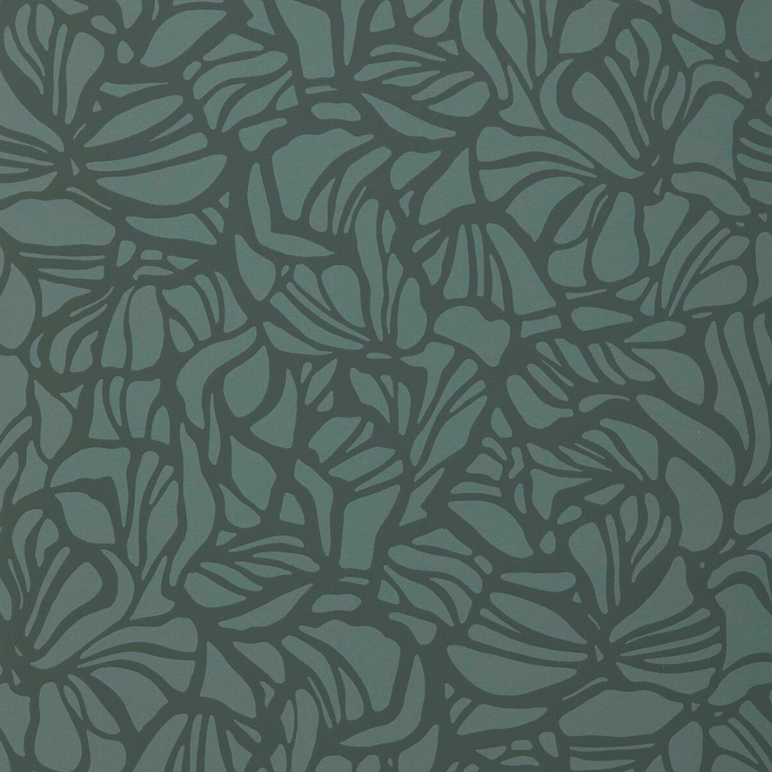 Purity Forest Green Luxury Patterned Wallpaper