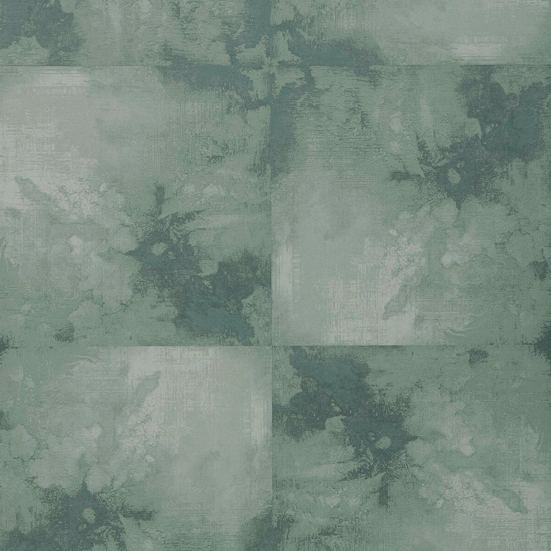 Crystalline Emerald Green Luxury Tile Wallpaper