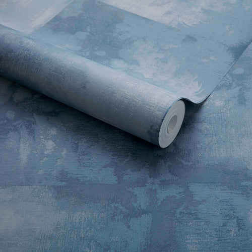 Crystalline Agate Blue Luxury Tile Wallpaper