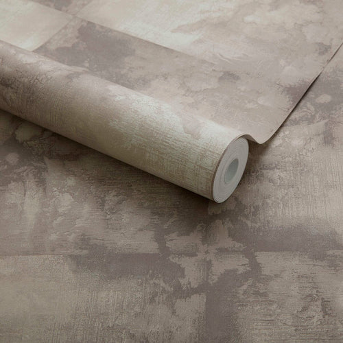 Crystalline Carnelian Brown Luxury Tile Wallpaper