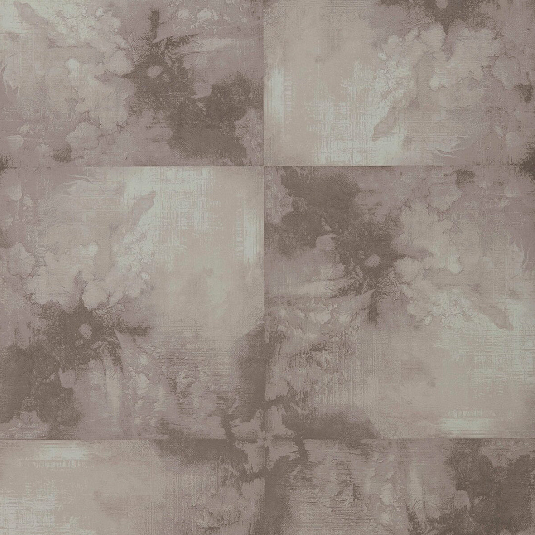 Crystalline Carnelian Brown Luxury Tile Wallpaper