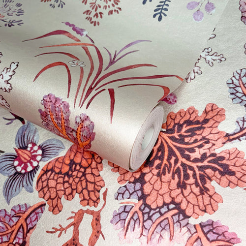 V&A Kilburn's Coral - Coral Reef Pink Wallpaper