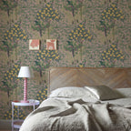 V&A Macaw - Blush Pink Wallpaper