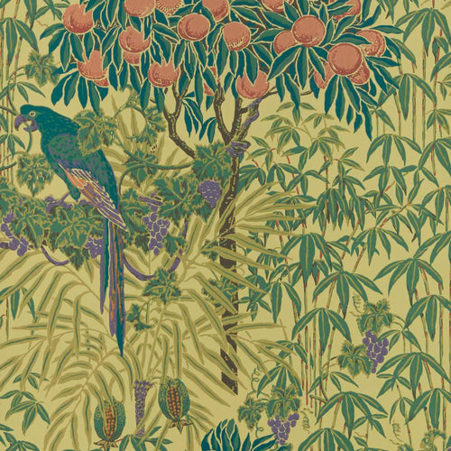 V&A Macaw - Vivid Yellow Wallpaper