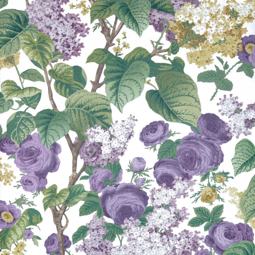 V&A Floribunda - Lavender Dream Lilac Wallpaper