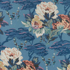 V&A Paeonia - Indigo Purple Wallpaper