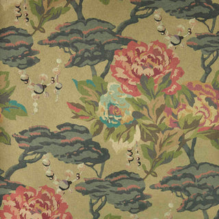 V&A Paeonia - Lacquer Gold Wallpaper
