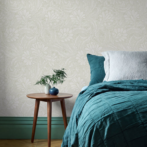 V&A Eden - Natural Cream Wallpaper
