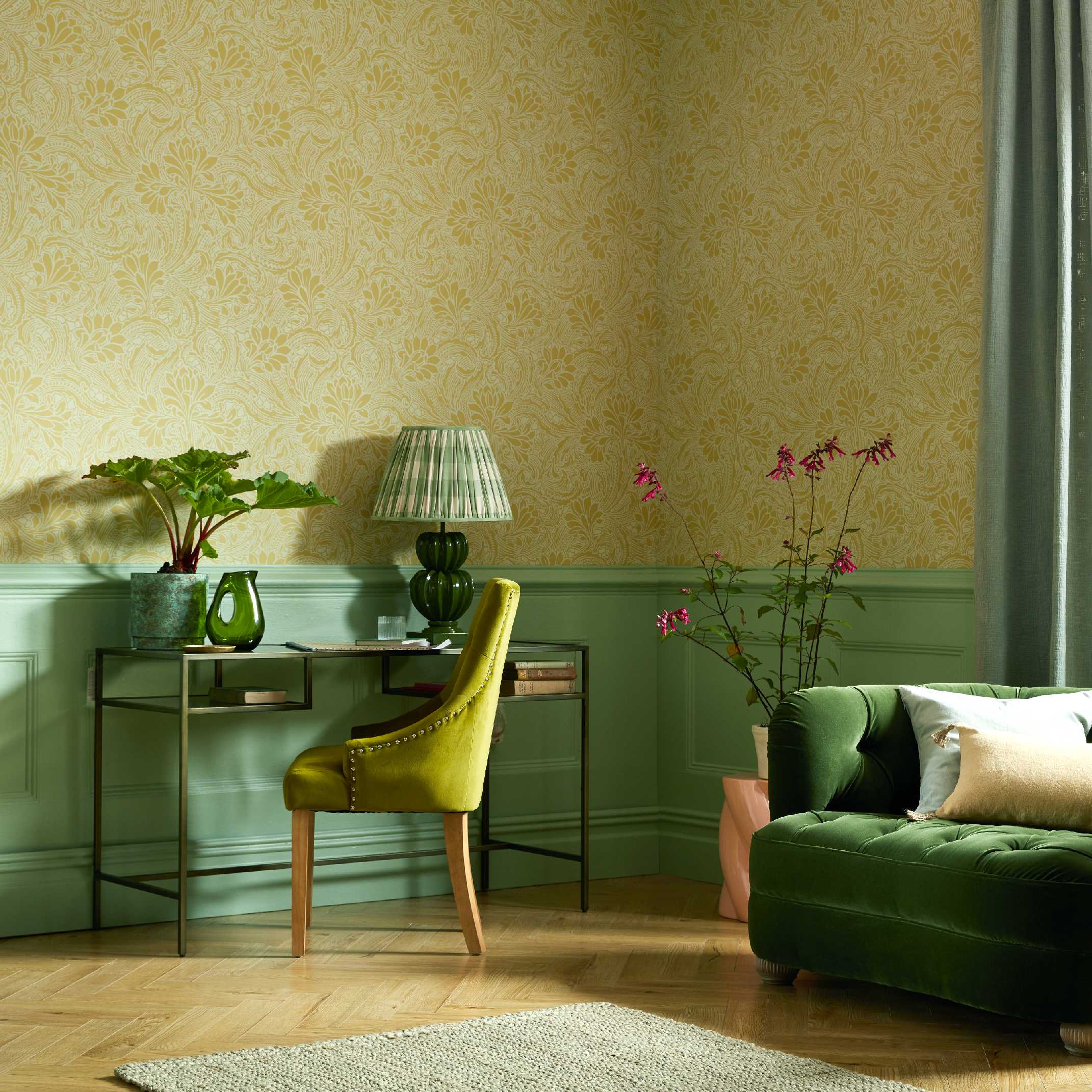 V&A Eden - Mellow Yellow Wallpaper