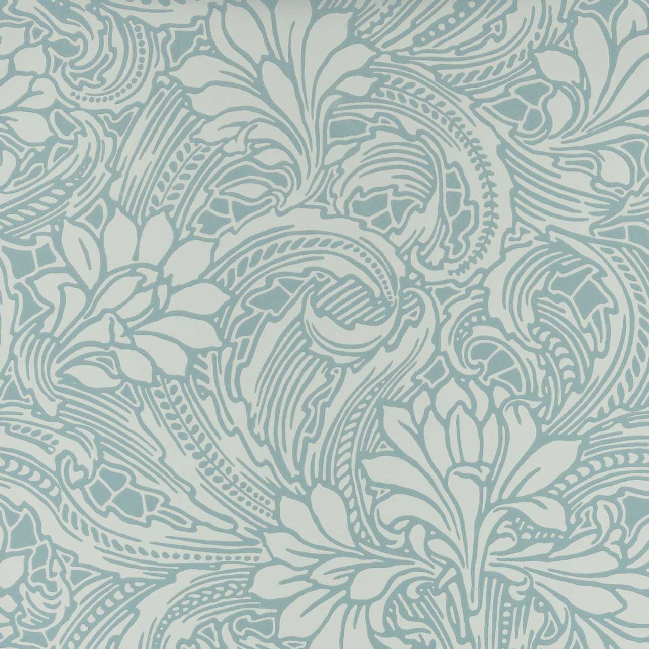 V&A Eden - Soft Teal Wallpaper