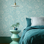 V&A Eden - Soft Teal Wallpaper