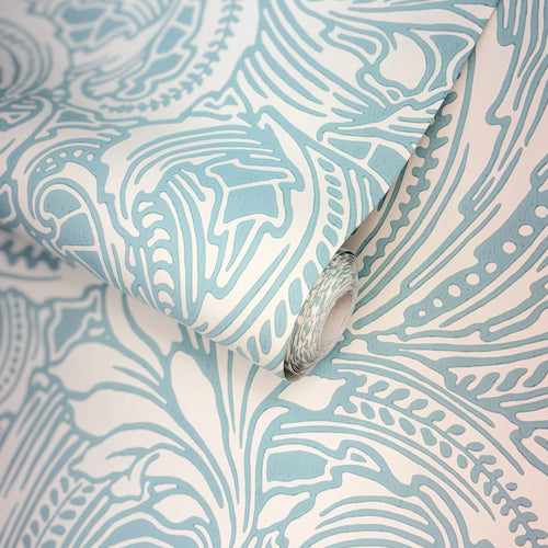 V&A Eden - Soft Teal Wallpaper