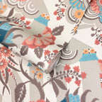 V&A Pineapple Garden - Apricot Wallpaper