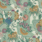 V&A Pineapple Garden - Sage Green Wallpaper