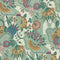 V&A Pineapple Garden - Sage Green Wallpaper