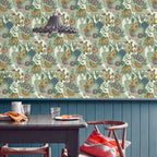 V&A Pineapple Garden - Sage Green Wallpaper