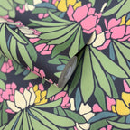 V&A Rhododendron - Magenta Pink Wallpaper