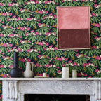 V&A Rhododendron - Magenta Pink Wallpaper