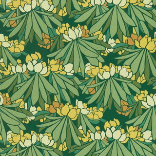 V&A Rhododendron - Yellow Wallpaper