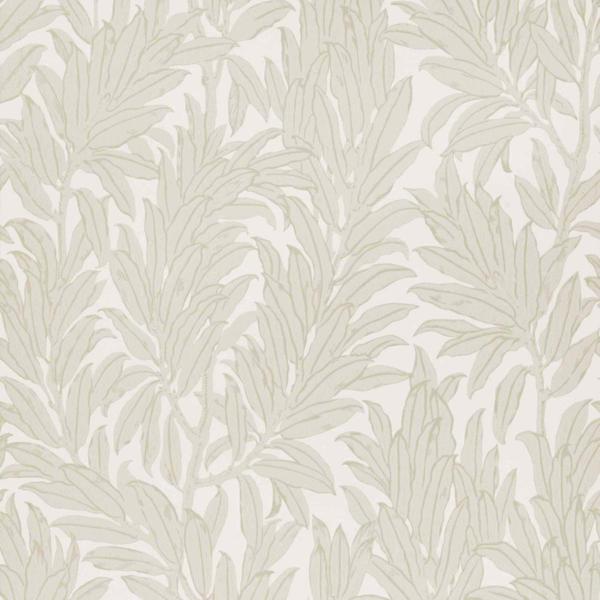 V&A Laurel Leaf - Natural Wallpaper