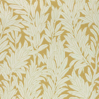 V&A Laurel Leaf - Ochre Yellow Wallpaper