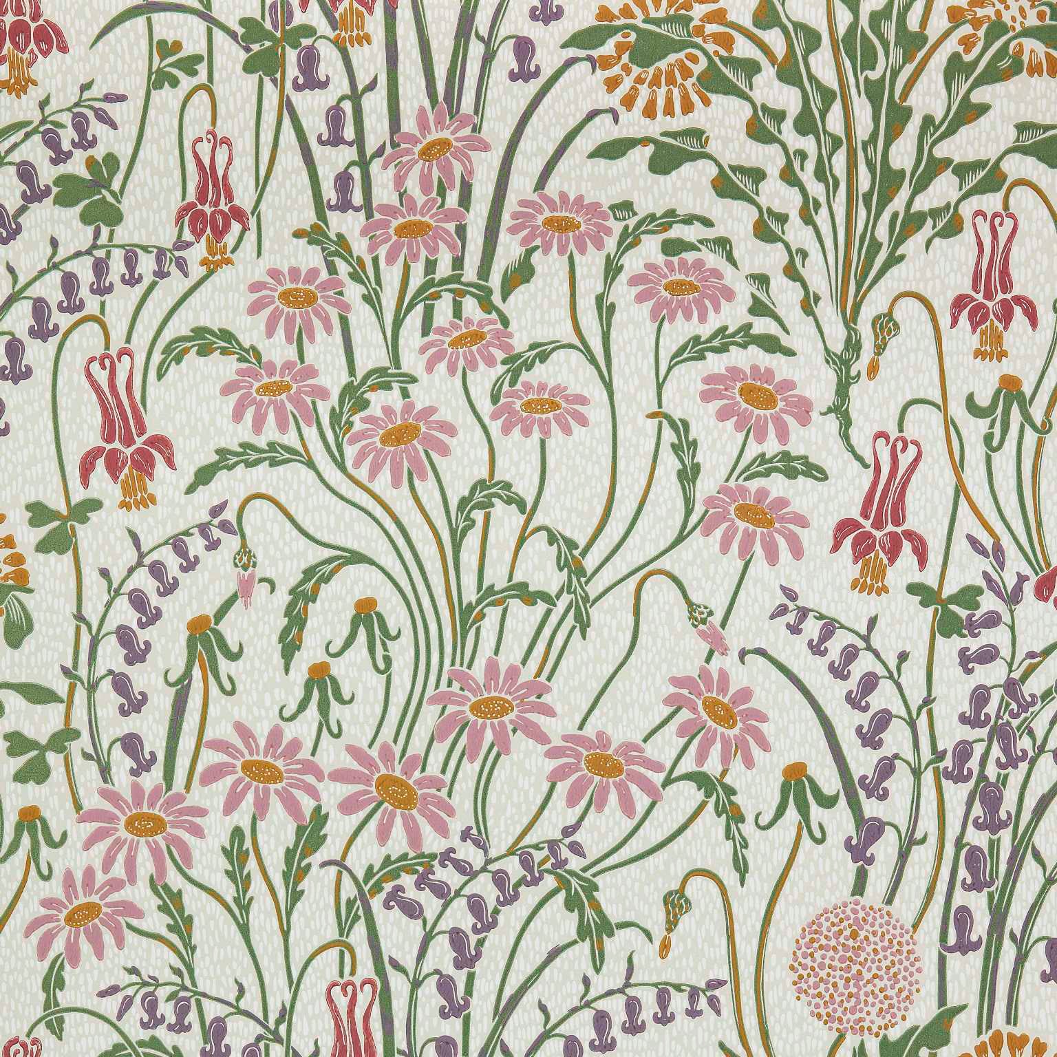 Flower Meadow Cream | V&A Wallpaper | 1838 Wallcoverings