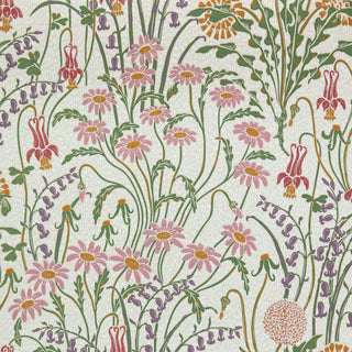 V&A Flower Meadow - Cream Wallpaper