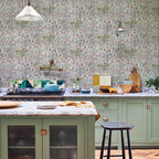 V&A Flower Meadow - Cream Wallpaper