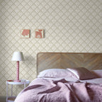 V&A Calico Shell - Ivory Wallpaper