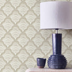 V&A Calico Shell - Ivory Wallpaper