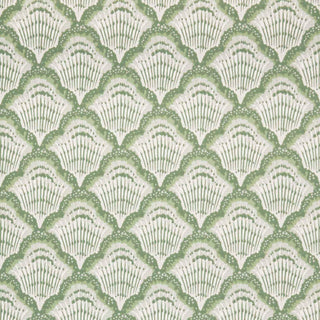 V&A Calico Shell - Verde Green Wallpaper