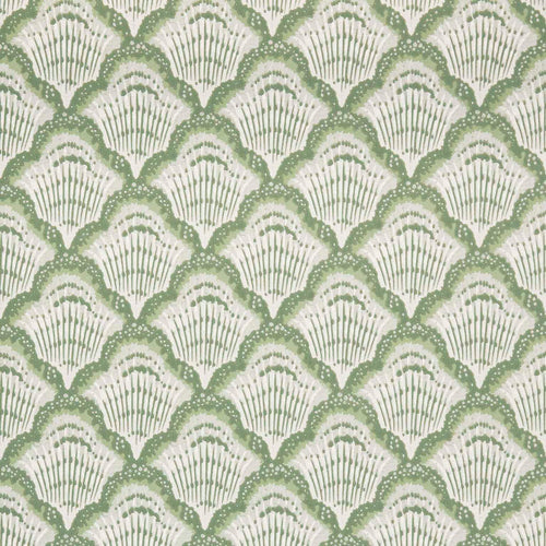 V&A Calico Shell - Verde Green Wallpaper