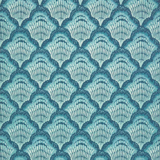 V&A Calico Shell - Aqua Wallpaper