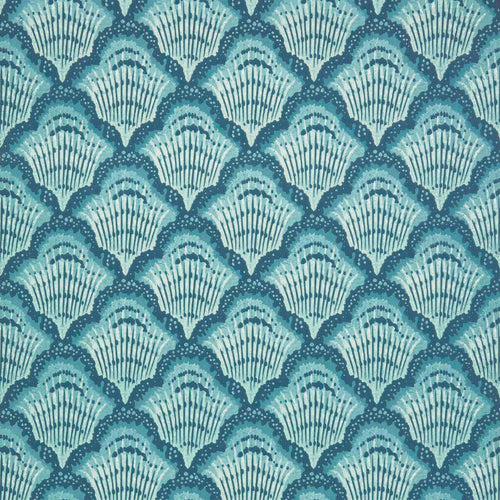 V&A Calico Shell - Aqua Wallpaper