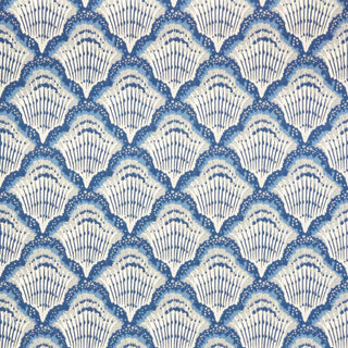 V&A Calico Shell - Colbalt Blue Wallpaper