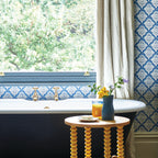 V&A Calico Shell - Colbalt Blue Wallpaper