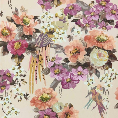 V&A Floral Serenade - Apricot Wallpaper