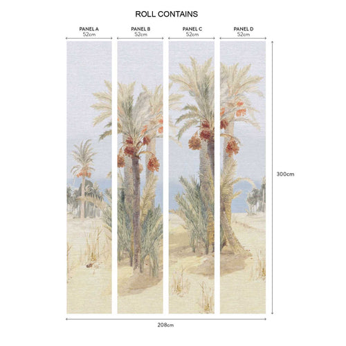 V&A Date Palm - Sand Wall Mural