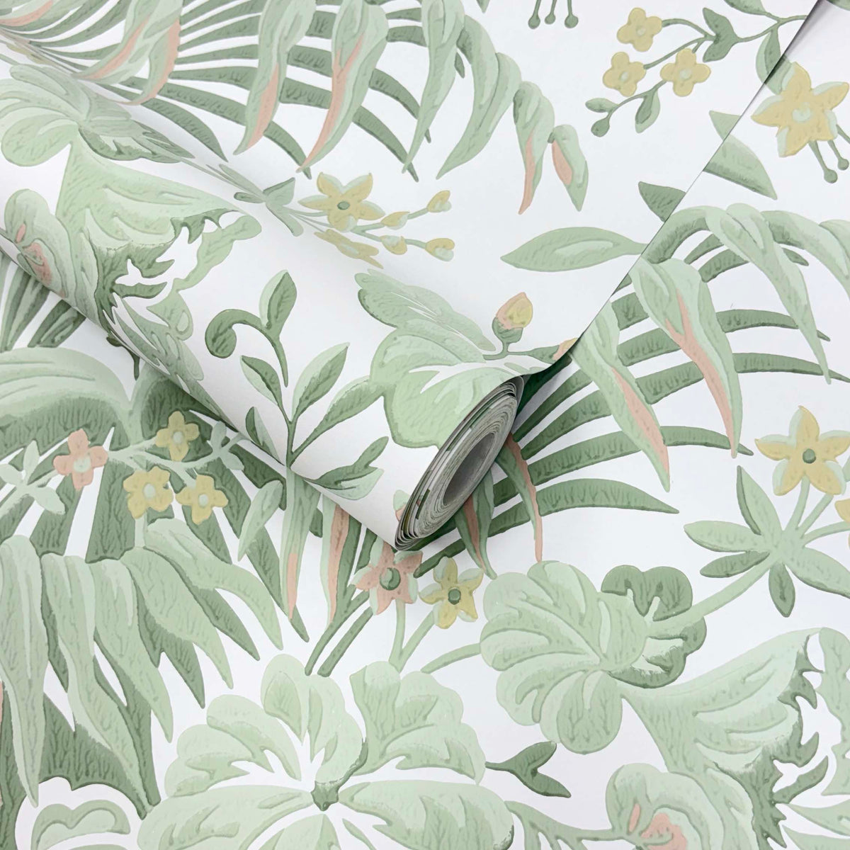 V&A Palmette - Sage Green Wallpaper