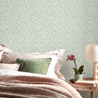 V&A Ornamental Grasses - Sage Green Wallpaper