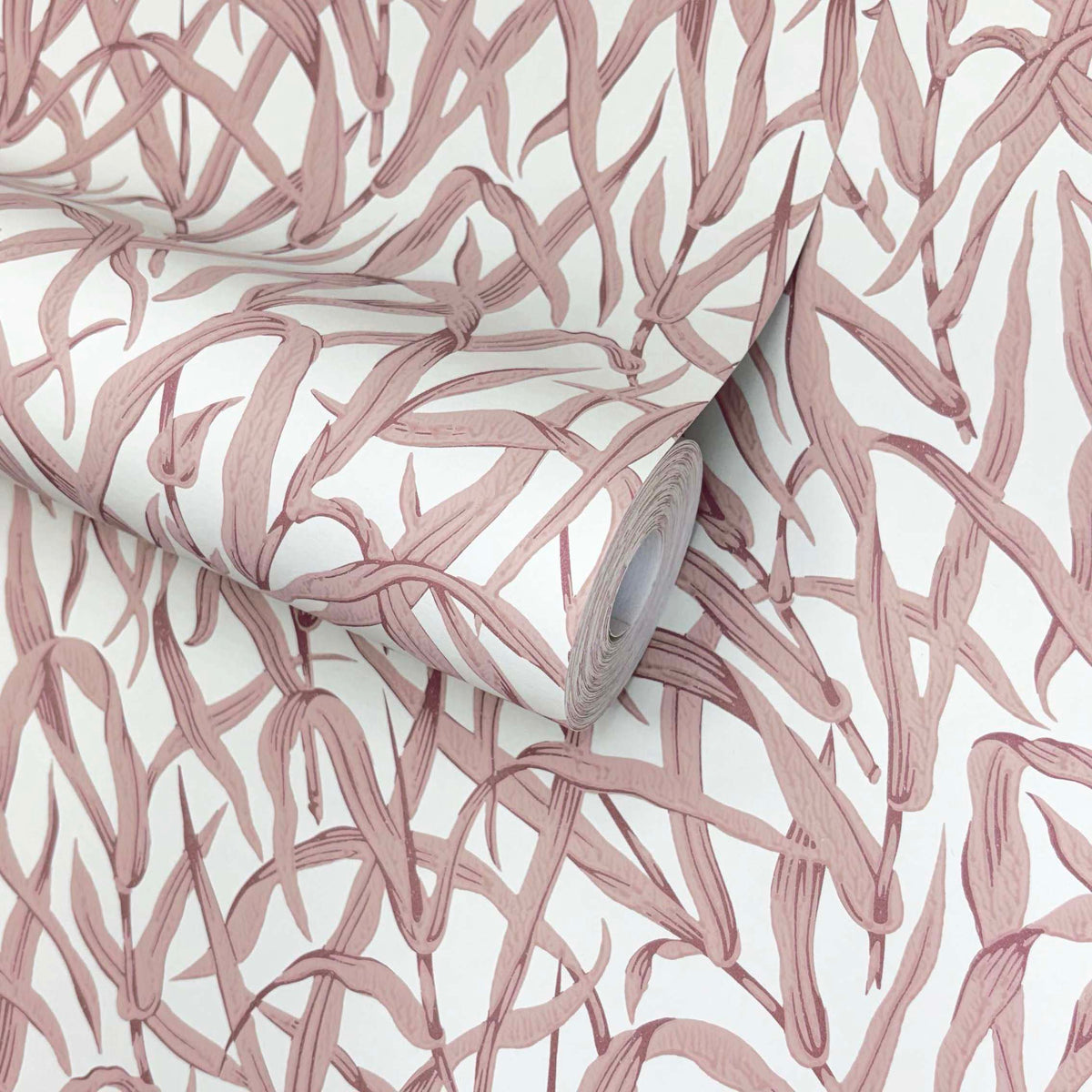 V&A Ornamental Grasses - Rose Pink Wallpaper