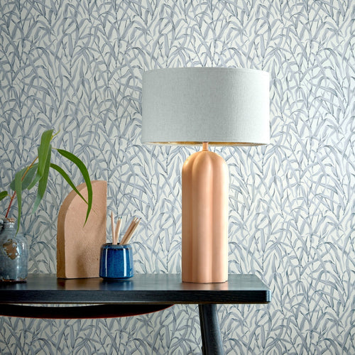 V&A Ornamental Grasses - Pewter Wallpaper