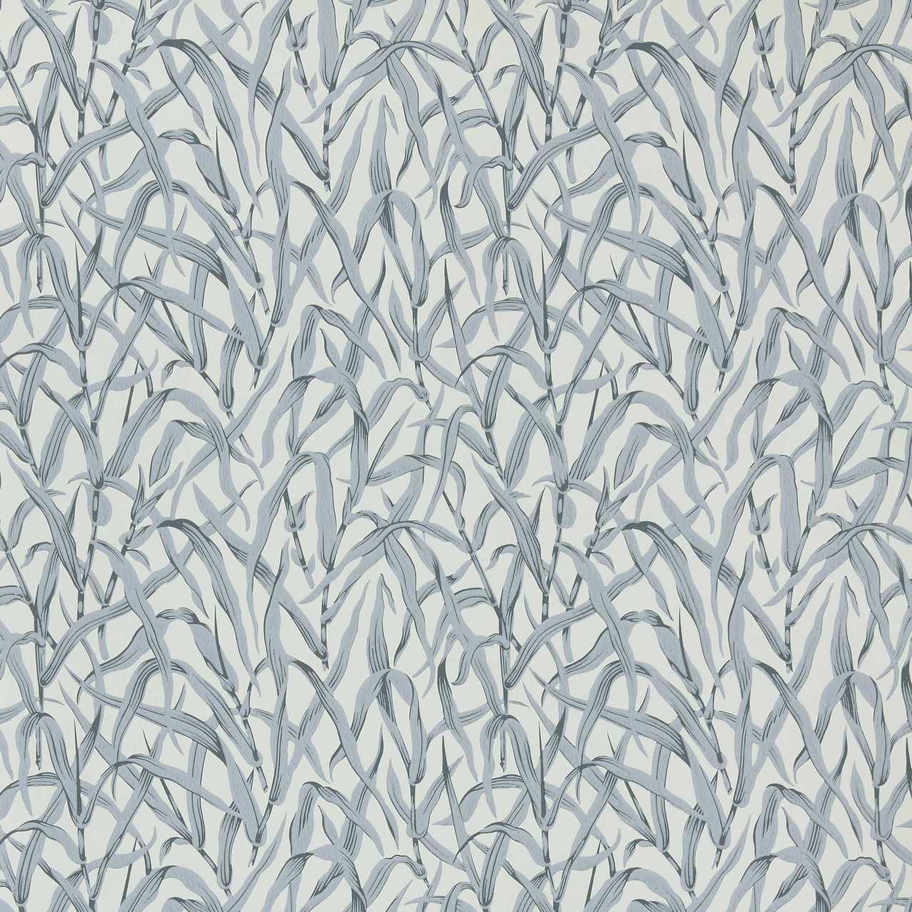 V&A Ornamental Grasses - Pewter Wallpaper