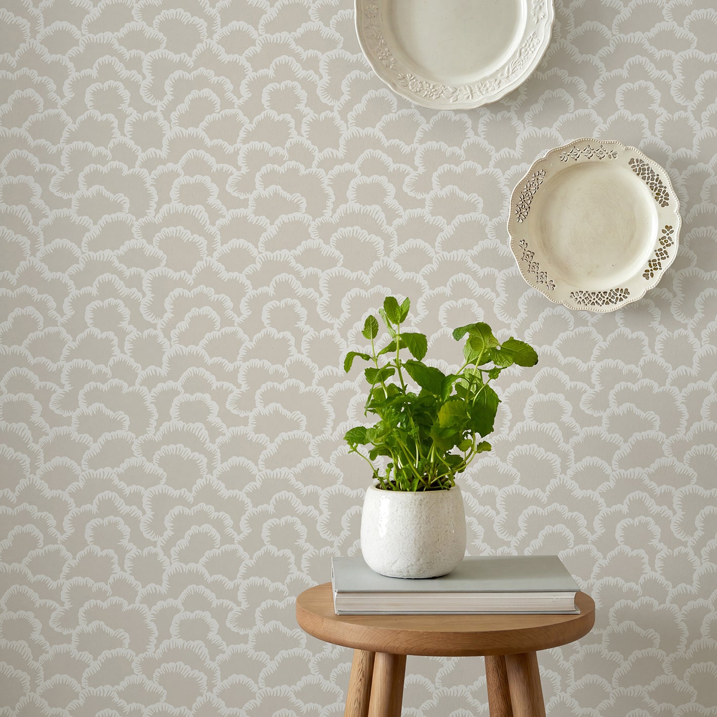 V&A Stratus - Natural Wallpaper