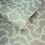 V&A Stratus - Sage Green Wallpaper
