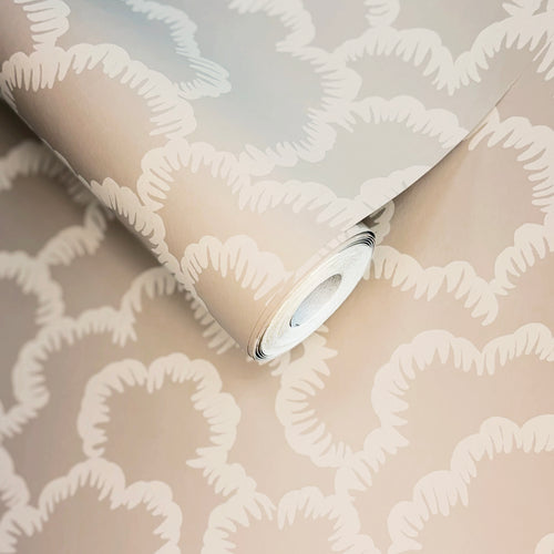 V&A Stratus - Alabaster Pink Wallpaper